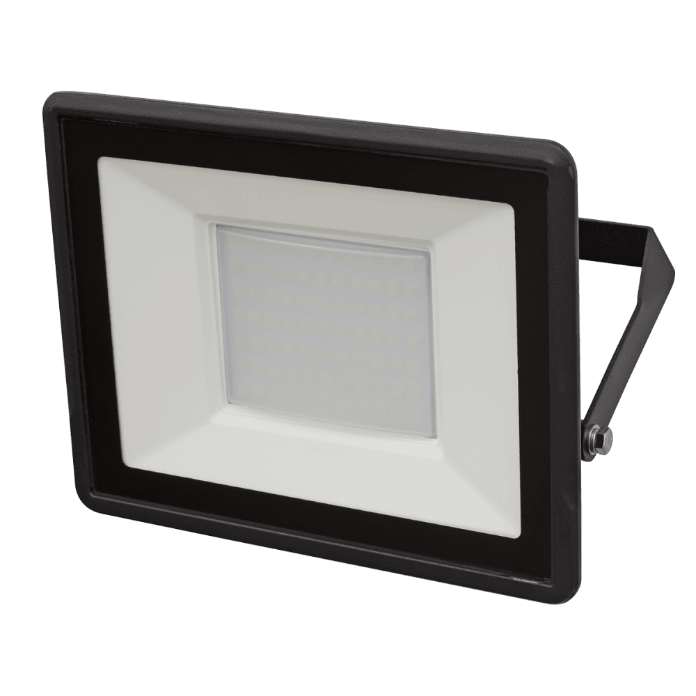 Sealey Extra Slim Floodlight with Wall Bracket 50W SMD LED 230V Model No- LED113