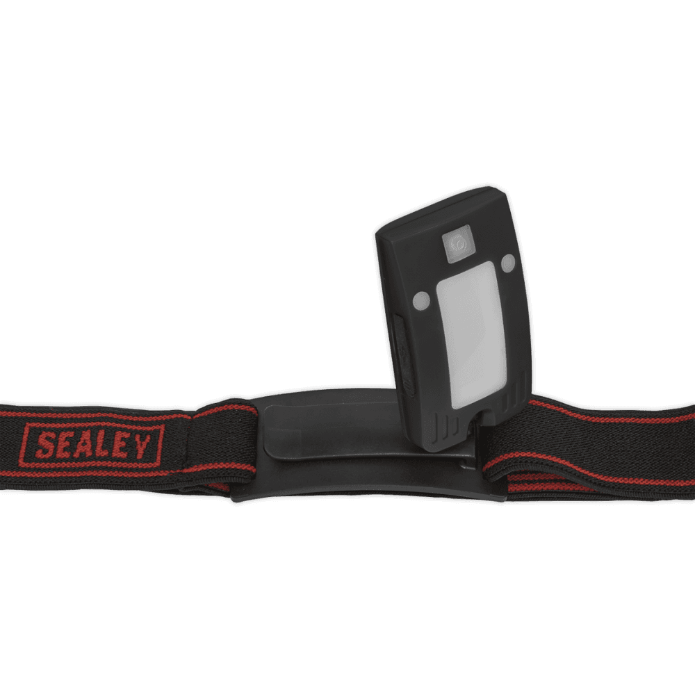 Sealey Rechargeable Head Torch 2W COB LED Auto Sensor Black Model No- LED360HT