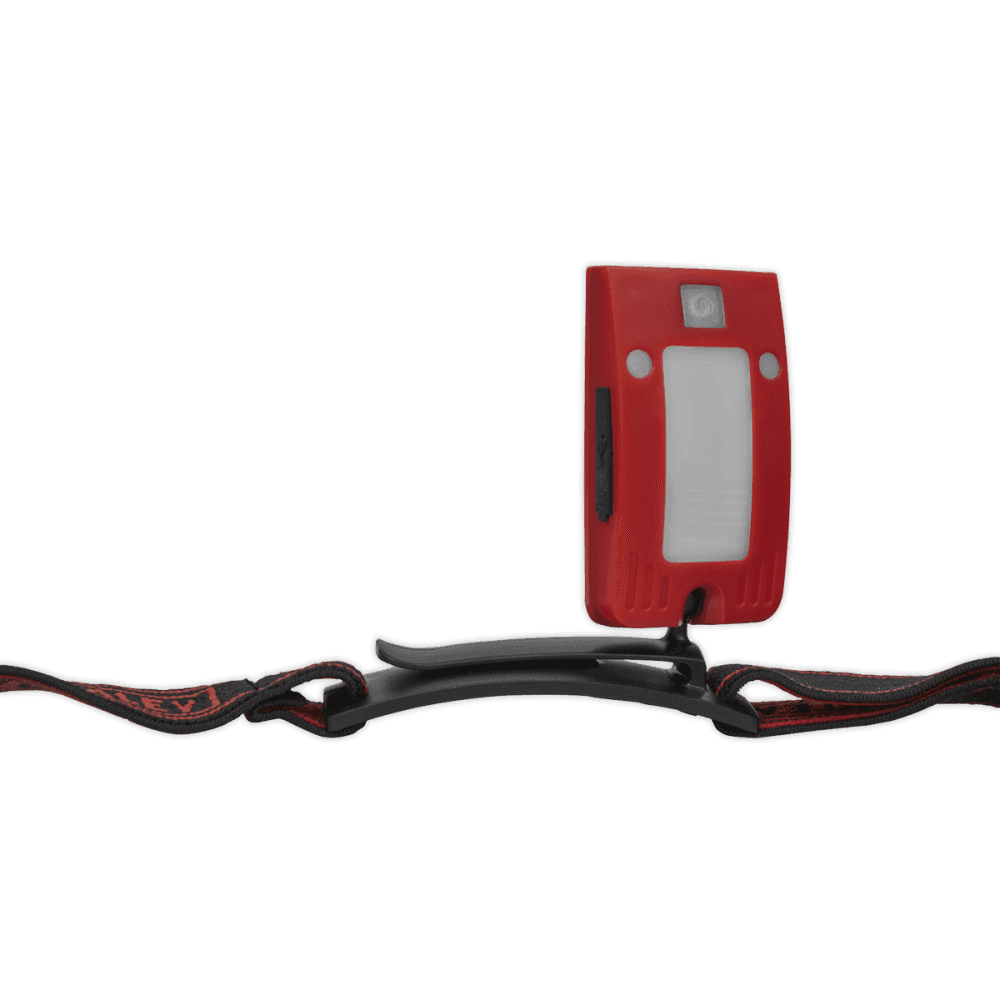 Sealey Rechargeable Head Torch 2W COB LED Auto Sensor Red Model No- LED360HTR