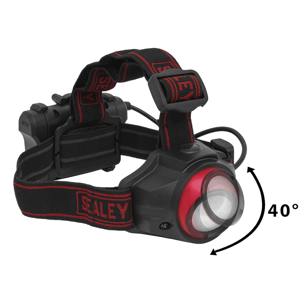 Sealey Rechargeable Head Torch 5W COB LED Auto Sensor Model No- HT111R
