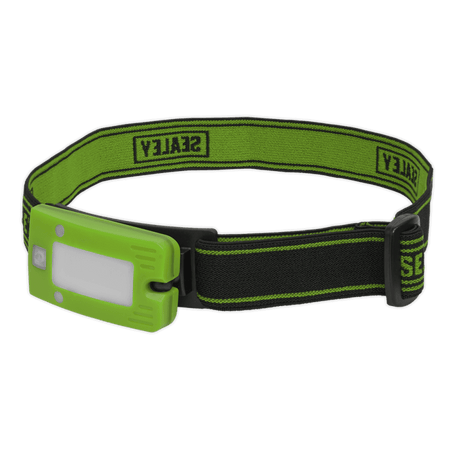 Sealey Rechargeable Head Torch 2W COB LED Auto Sensor Green Model No- LED360HTG