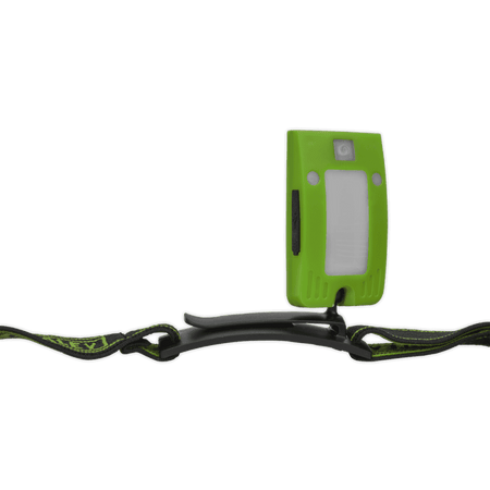 Sealey Rechargeable Head Torch 2W COB LED Auto Sensor Green Model No- LED360HTG