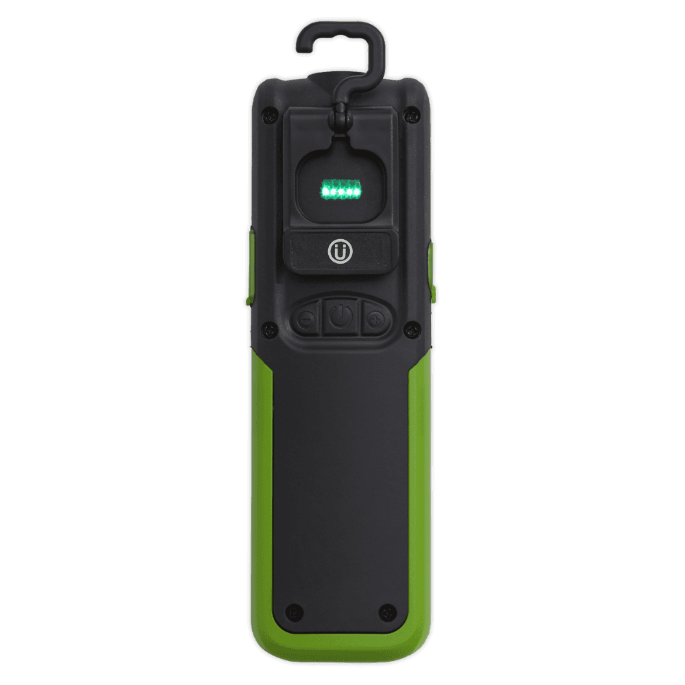 Sealey Rechargeable Inspection Lamp Green 5W COB + 3W LED + Power Bank Model No- LED318G