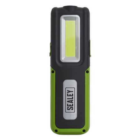 Sealey Rechargeable Inspection Lamp Green 5W COB + 3W LED + Power Bank Model No- LED318G