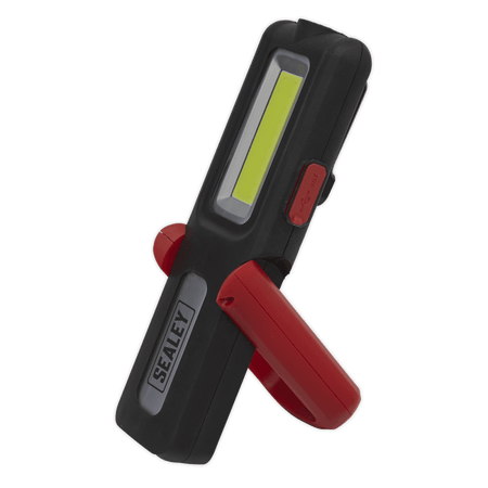 Sealey Rechargeable Inspection Lamp Red 5W COB + 3W LED + Power Bank Model No- LED318R