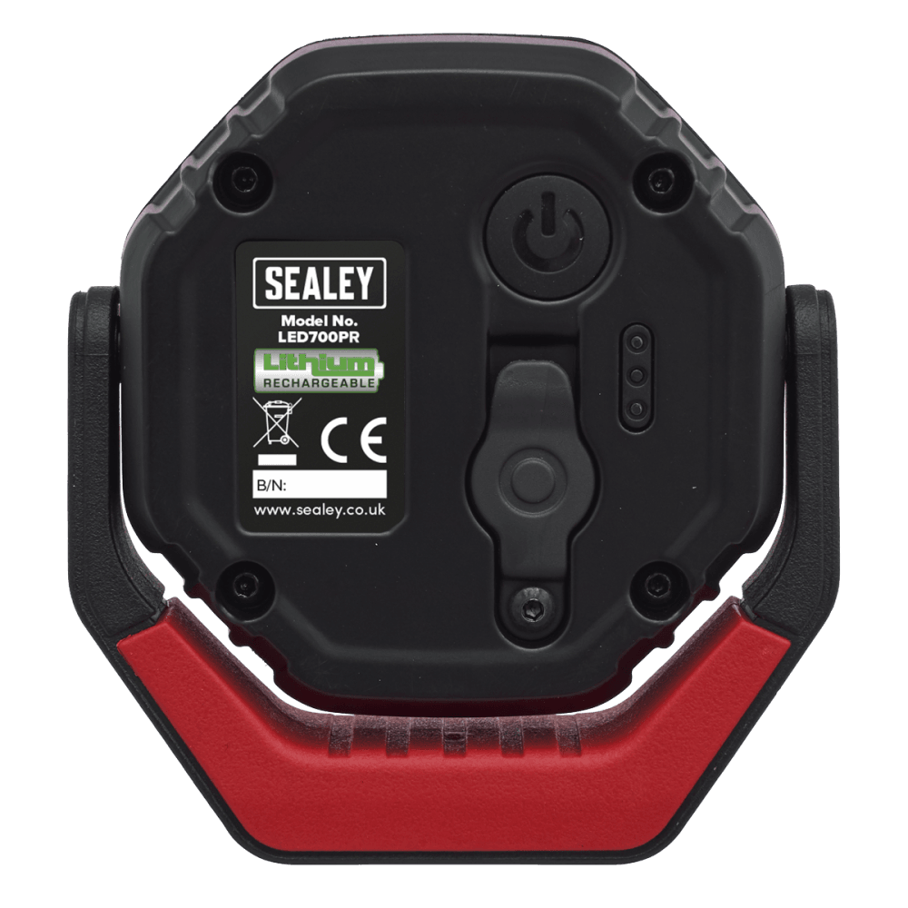 Sealey Rechargeable 360° Pocket Floodlight with Magnet 7W COB LED - Red Model No- LED700PR
