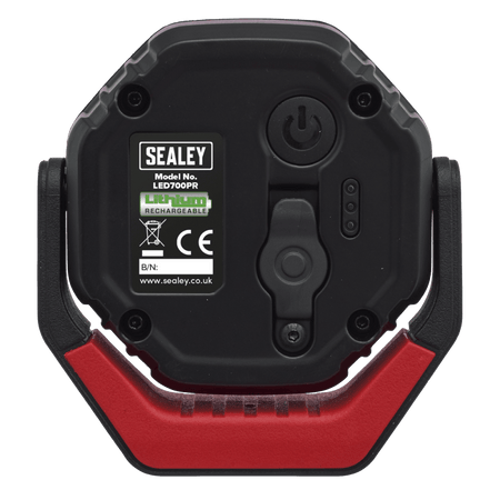 Sealey Rechargeable 360° Pocket Floodlight with Magnet 7W COB LED - Red Model No- LED700PR