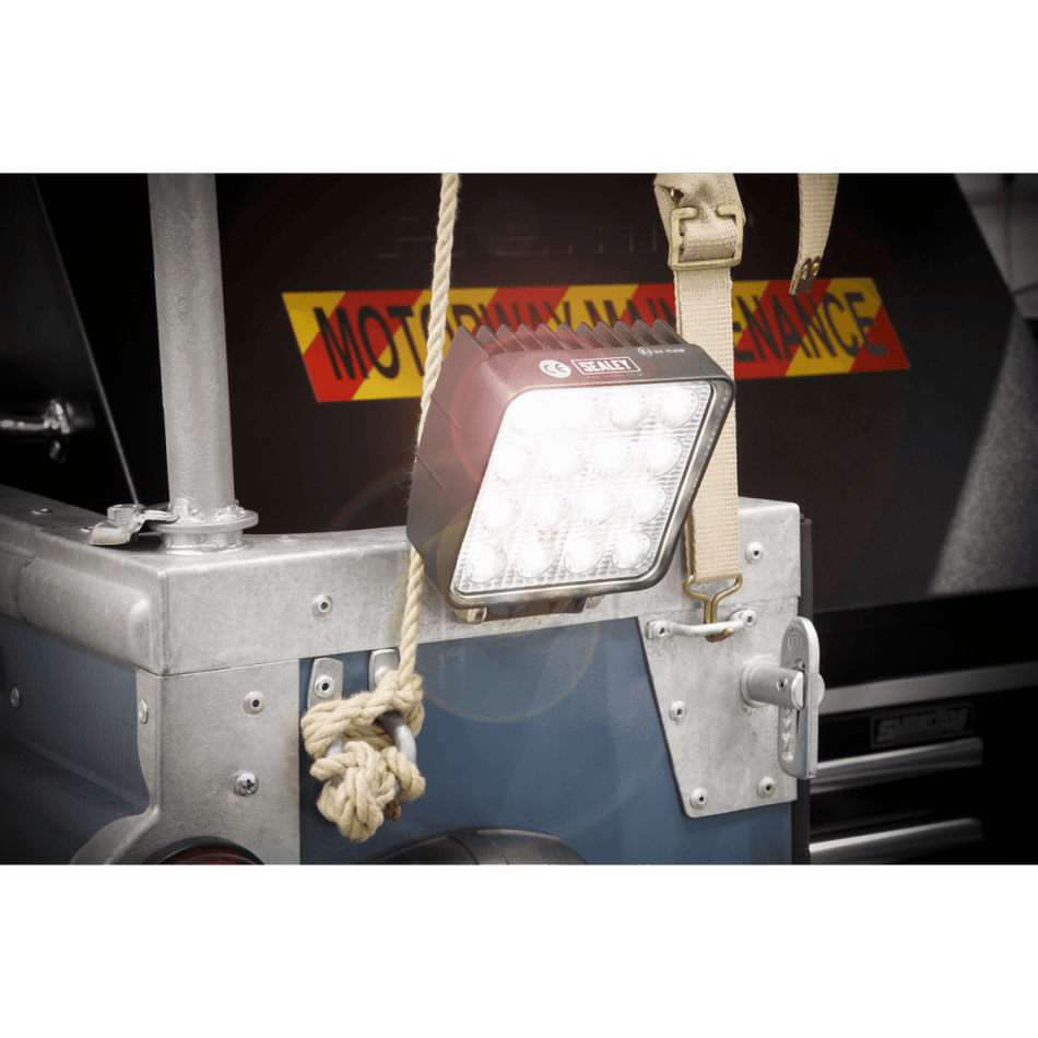 Sealey Square Worklight with Adjustable Bracket 48W SMD LED Model No- LED5S