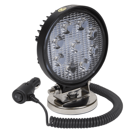 Sealey Round Worklight with Magnetic Base 27W SMD LED Model No- LED3RM
