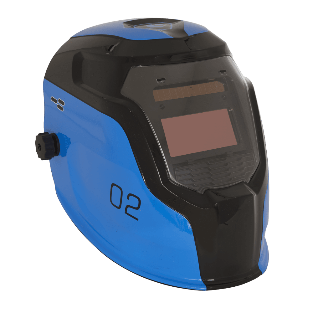 Sealey Auto Darkening Welding Helmet Shade 9-13 - Blue Model No- PWH2