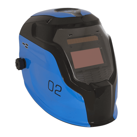 Sealey Auto Darkening Welding Helmet Shade 9-13 - Blue Model No- PWH2