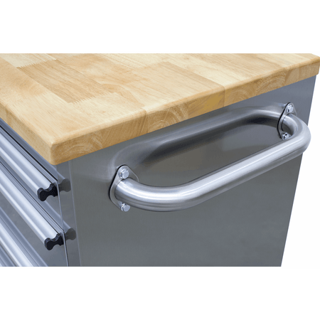 Sealey Mobile Stainless Steel Tool Cabinet 4 Drawer Model No- AP4804SS
