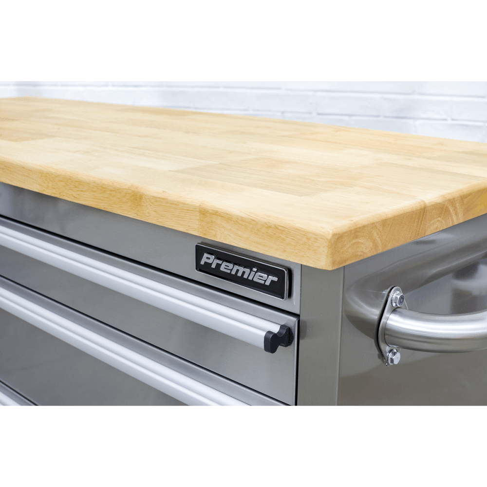 Sealey Mobile Stainless Steel Tool Cabinet 4 Drawer Model No- AP4804SS