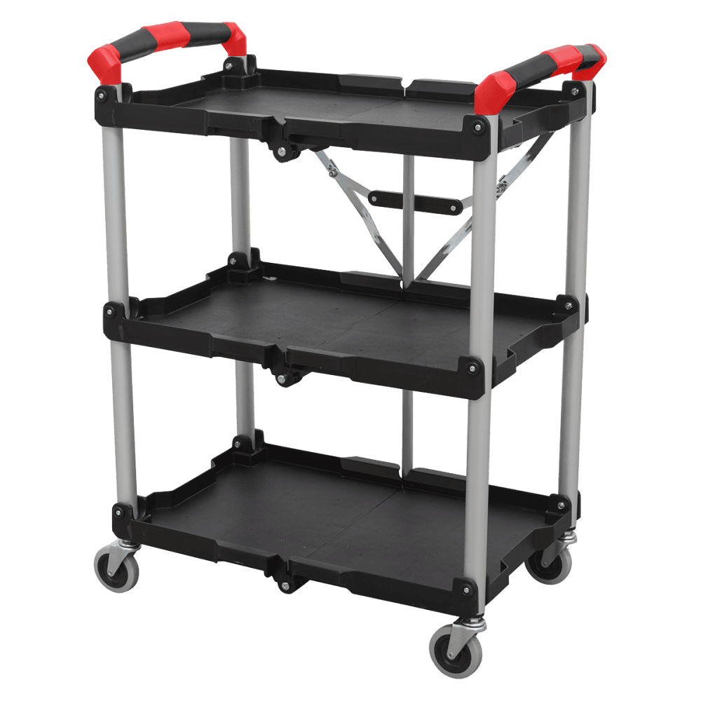 Sealey Folding Workshop Trolley 3-Level Model No- CX314