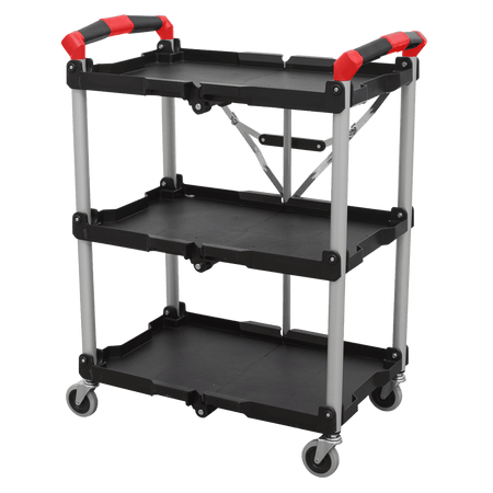Sealey Folding Workshop Trolley 3-Level Model No- CX314