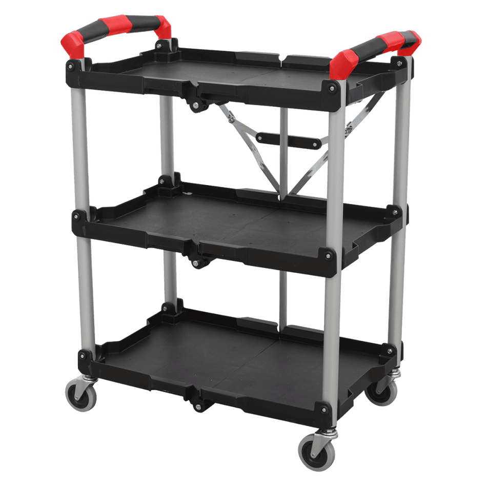 Sealey Folding Workshop Trolley 3-Level Model No- CX314