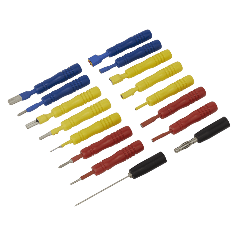 Sealey Test Lead Connector Set 16pc Model No- TLCS01