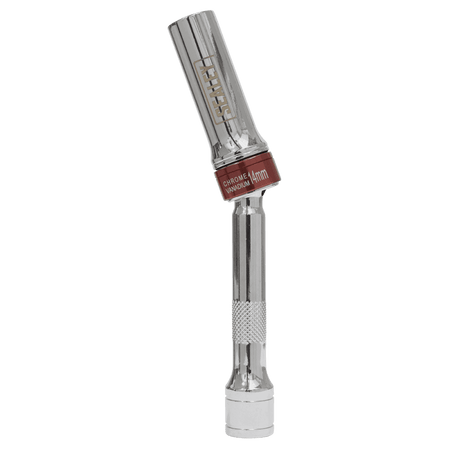 Sealey Spark Plug Socket with Universal Joint 14mm 3/8"Sq Drive 12-Point 150mm Model No- AK6570