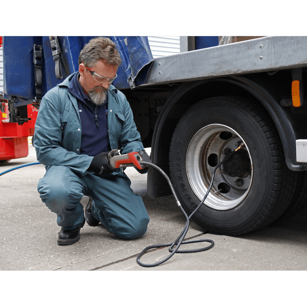Sealey Digital Tyre Inflator 2.7m Hose with Clip-On Connector Model No- SA375