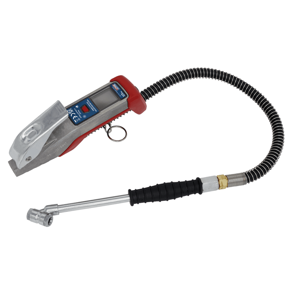 Sealey Digital Tyre Inflator 0.5m Hose with Push-On Connector Model No- SA374