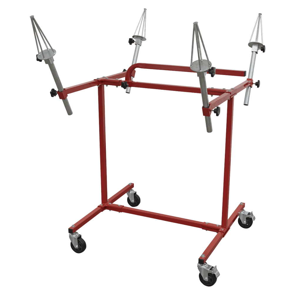 Sealey Alloy Wheel Painting/Repair Stand Heavy-Duty - 4 Wheel Capacity Model No-MK71