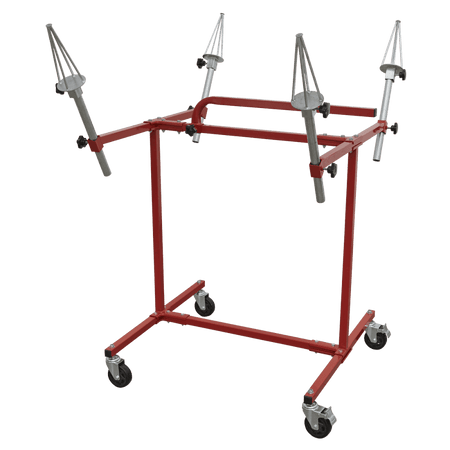 Sealey Alloy Wheel Painting/Repair Stand Heavy-Duty - 4 Wheel Capacity Model No-MK71