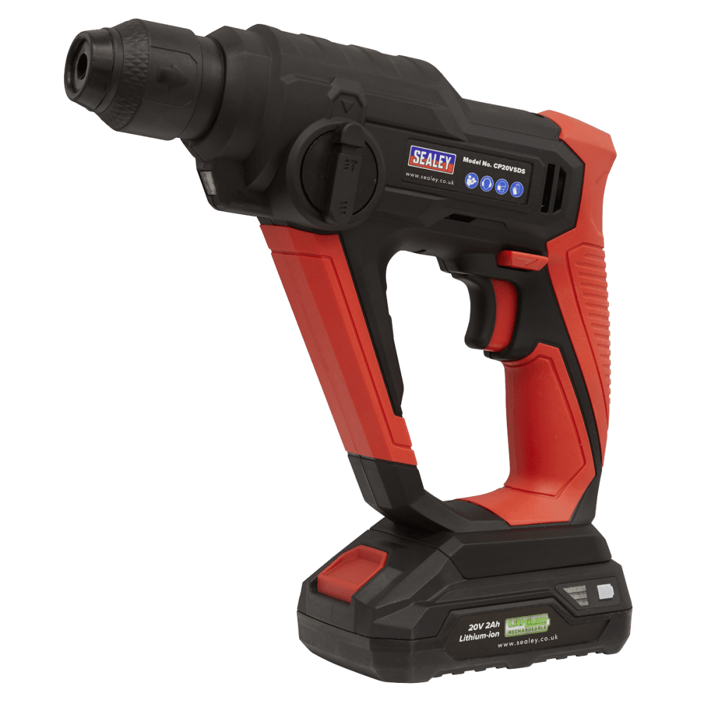 Sealey Rotary Hammer Drill 20V SDS Plus - Body Only Model No-CP20VSDS