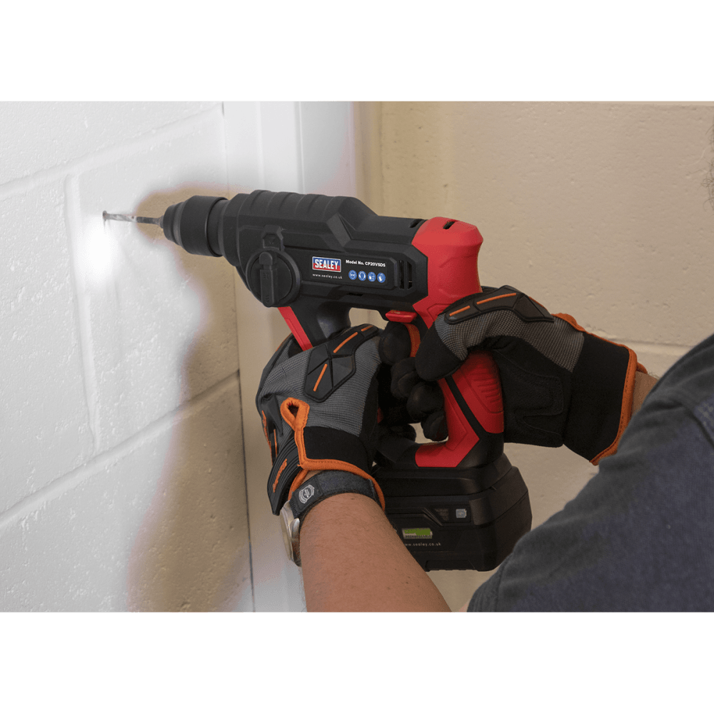 Sealey Rotary Hammer Drill 20V SDS Plus - Body Only Model No-CP20VSDS
