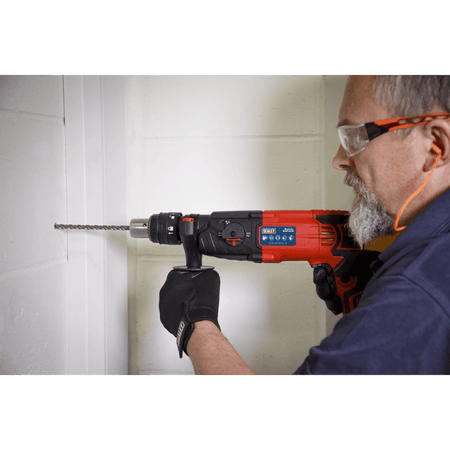 Sealey Rotary Hammer Drill SDS Plus 18mm 750W/230V Model No-SDSPLUS18