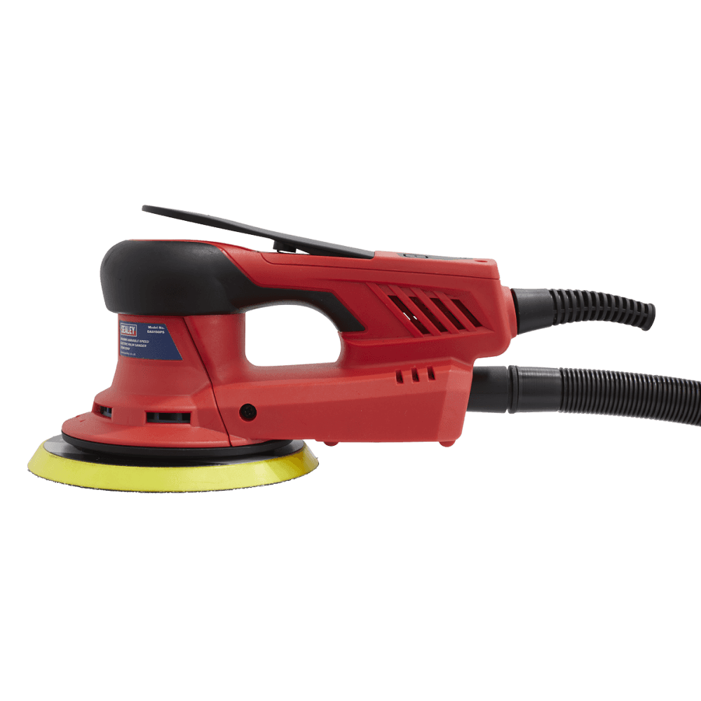 Sealey 150mm Dual Action Variable Speed Palm Sander 350W/230V Model No-DAS150PS