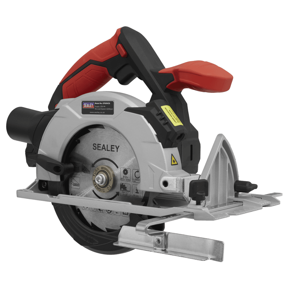 Sealey SV20 Series 150mm Cordless Circular Saw 20V - Body Only Model No-CP20VCS