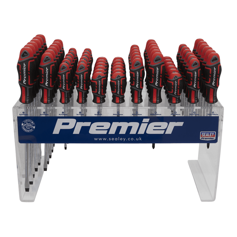 Sealey Individual Screwdrivers GripMAX 66pc Countertop Display Model No-AK4369DS