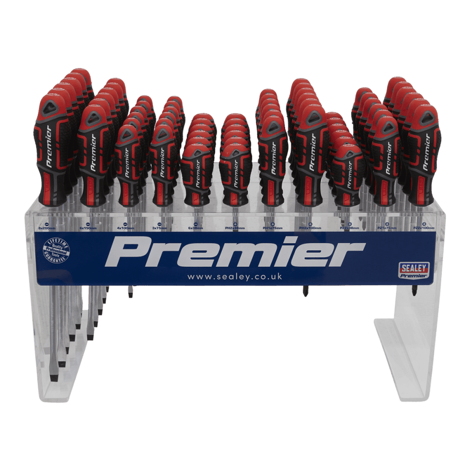 Sealey Individual Screwdrivers GripMAX 66pc Countertop Display Model No-AK4369DS