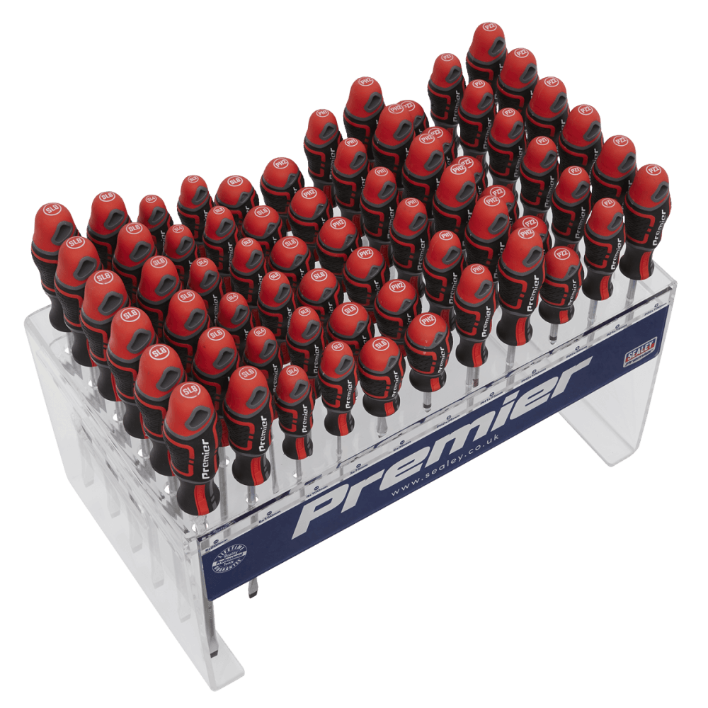 Sealey Individual Screwdrivers GripMAX 66pc Countertop Display Model No-AK4369DS