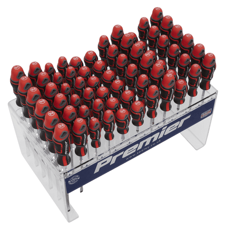 Sealey Individual Screwdrivers GripMAX 66pc Countertop Display Model No-AK4369DS
