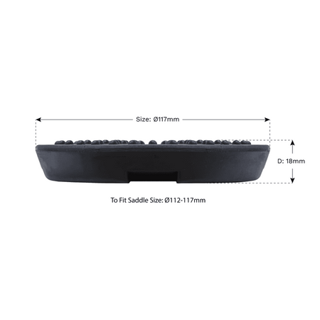Sealey Safety Rubber Jack Pad - Type B Model No-JP18