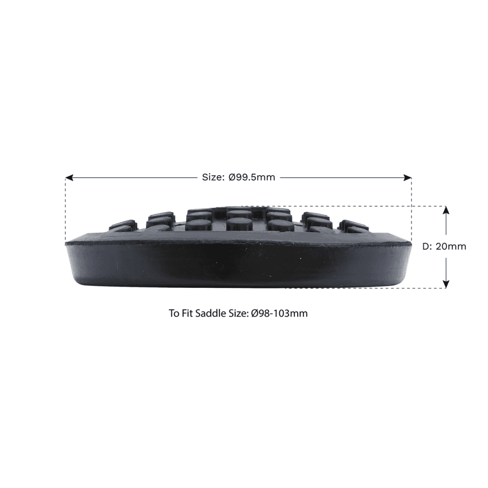 Sealey Safety Rubber Jack Pad - Type C Model No-JP19