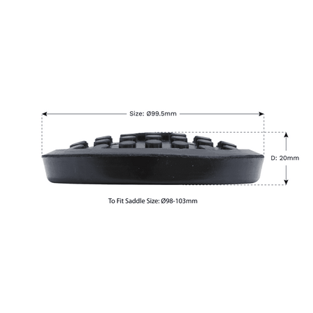 Sealey Safety Rubber Jack Pad - Type C Model No-JP19