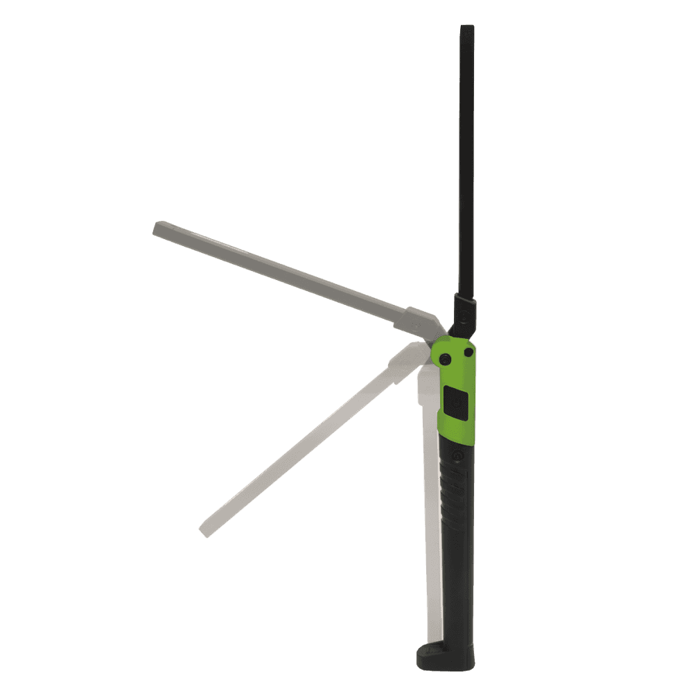 Sealey Rechargeable Slim Folding Pocket Light 2 COB + 1 SMD LED - Green Model No-LED01G