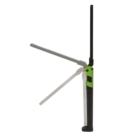 Sealey Rechargeable Slim Folding Pocket Light 2 COB + 1 SMD LED - Green Model No-LED01G