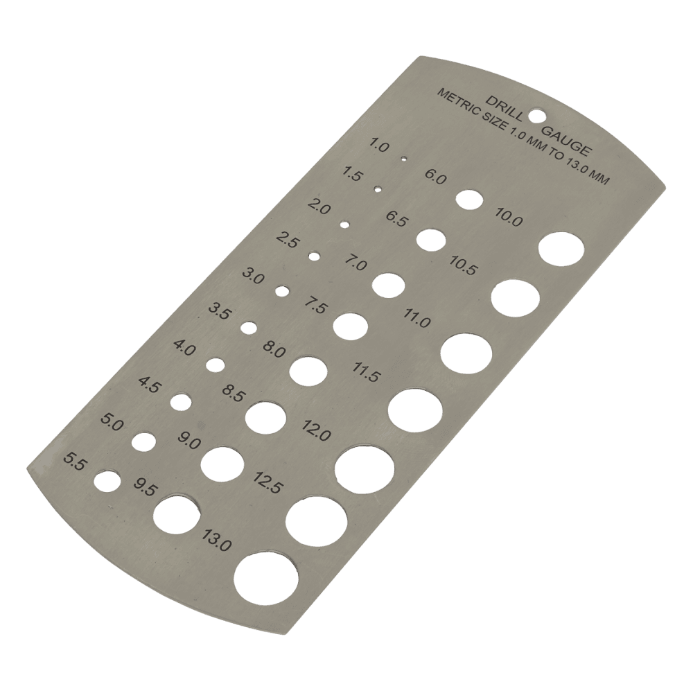 Sealey Drill Gauge Metric 1-13mm Model No-DGM1