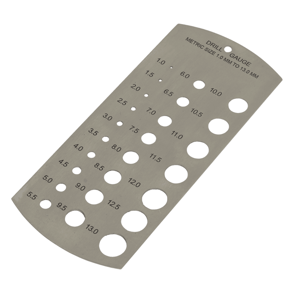 Sealey Drill Gauge Metric 1-13mm Model No-DGM1