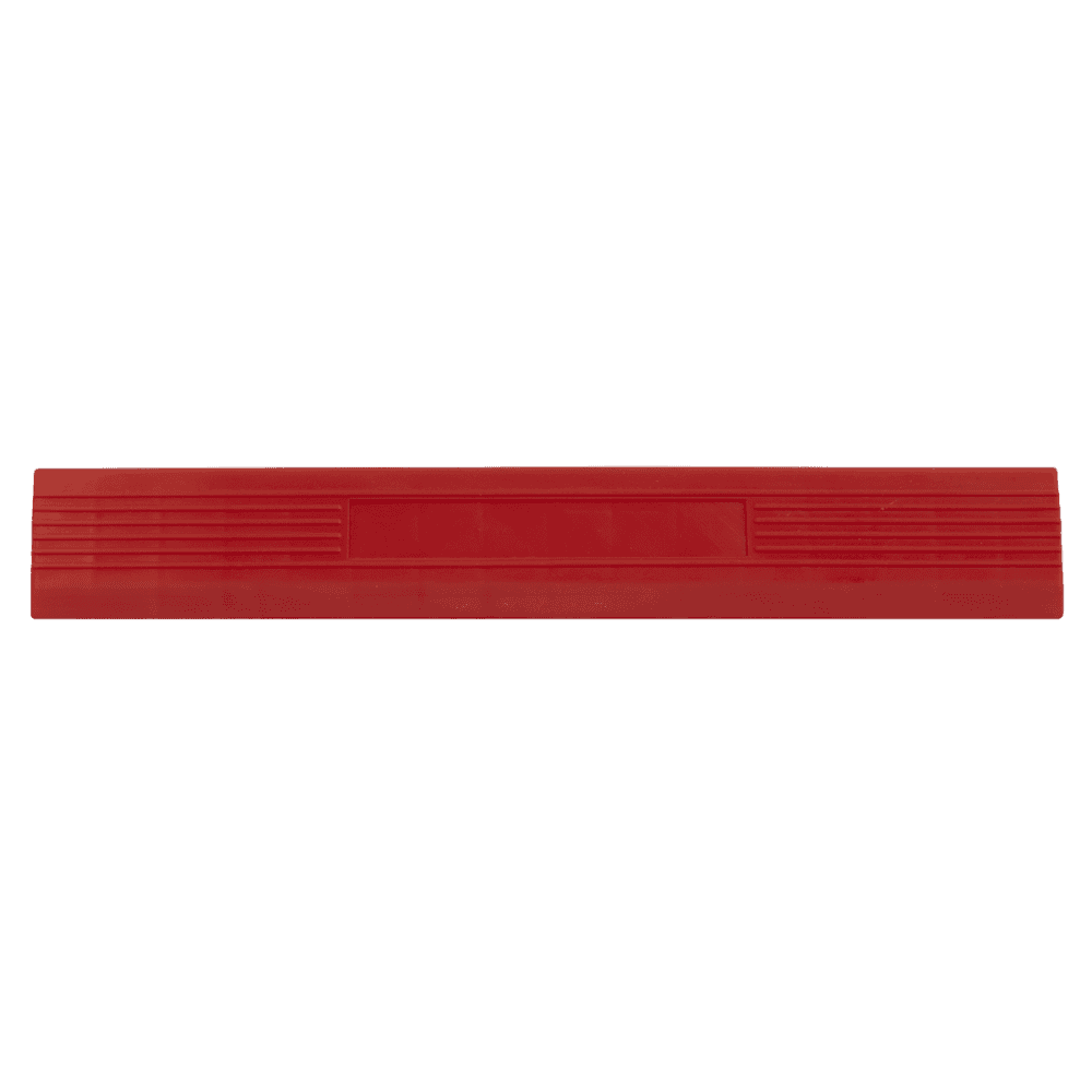 Sealey Polypropylene Floor Tile Edge 400 x 60mm Red Male - Pack of 6 Model No-FT3ERM