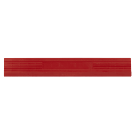 Sealey Polypropylene Floor Tile Edge 400 x 60mm Red Male - Pack of 6 Model No-FT3ERM