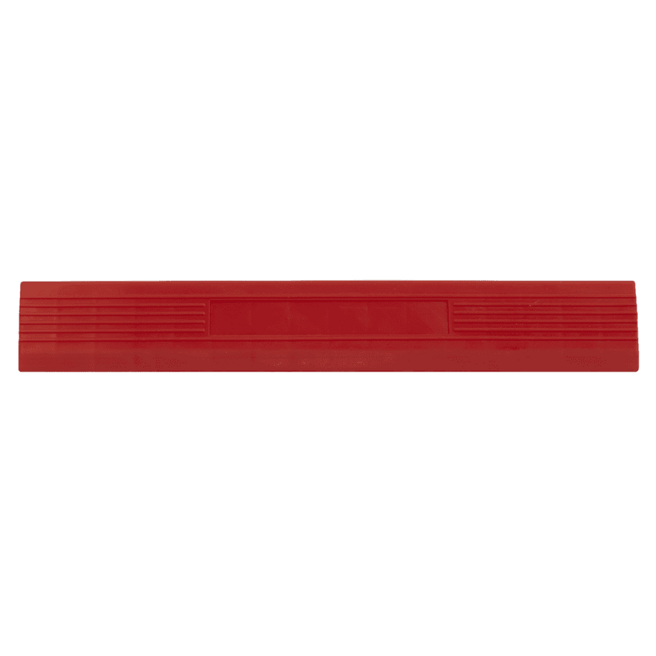 Sealey Polypropylene Floor Tile Edge 400 x 60mm Red Male - Pack of 6 Model No-FT3ERM