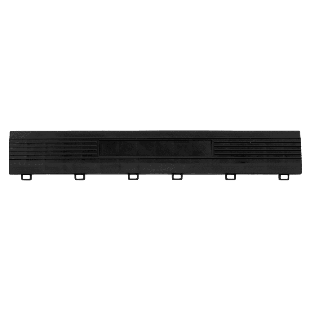 Sealey Polypropylene Floor Tile Edge 400 x 60mm Black Female - Pack of 6 Model No-FT3EBF