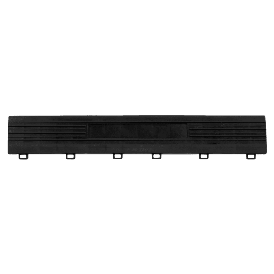 Sealey Polypropylene Floor Tile Edge 400 x 60mm Black Female - Pack of 6 Model No-FT3EBF