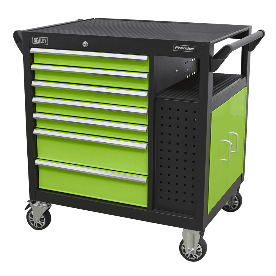 Sealey Mobile Workstation 7 Drawer & Cupboard 920mm Model No-AP36MWS