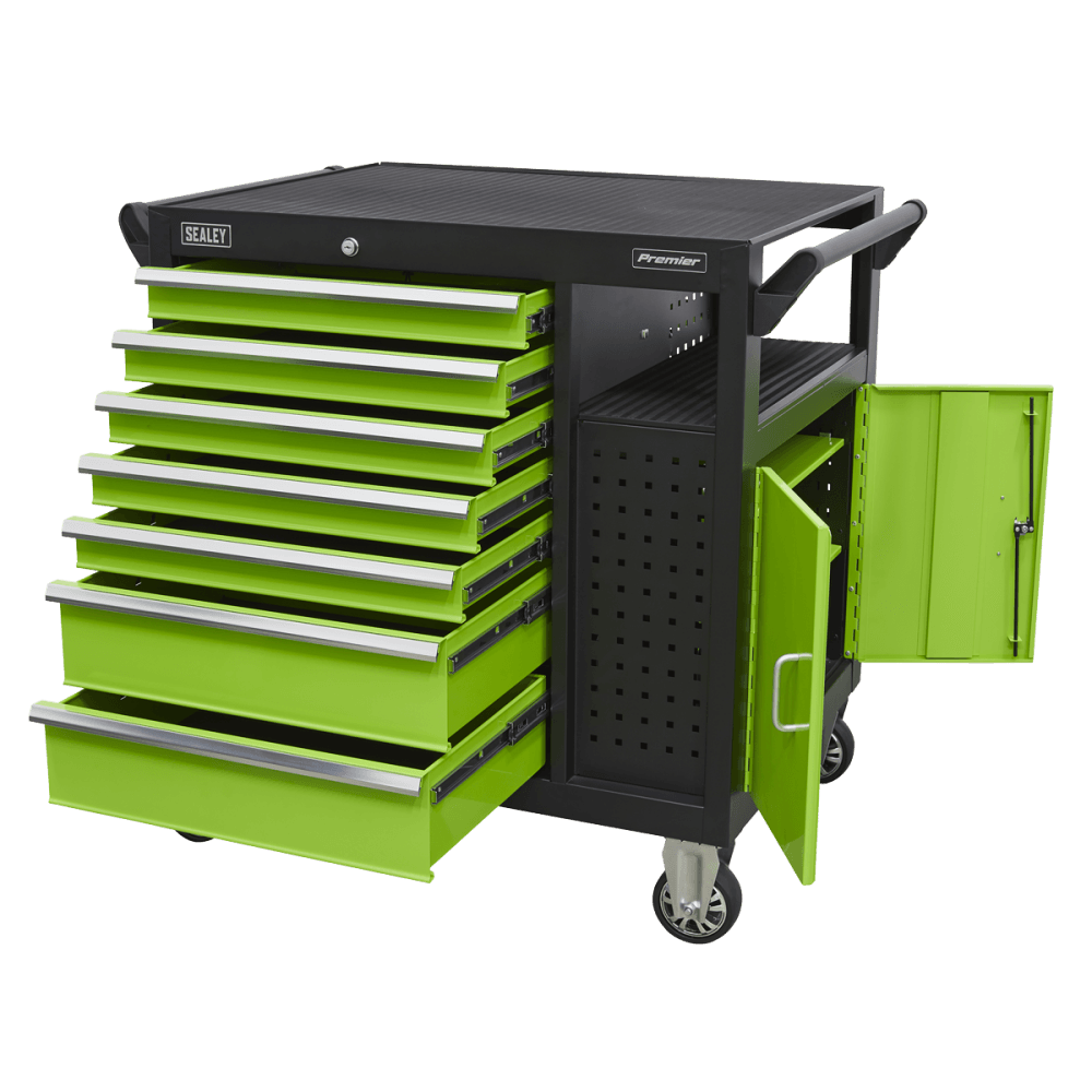 Sealey Mobile Workstation 7 Drawer & Cupboard 920mm Model No-AP36MWS