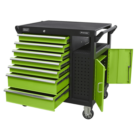 Sealey Mobile Workstation 7 Drawer & Cupboard 920mm Model No-AP36MWS